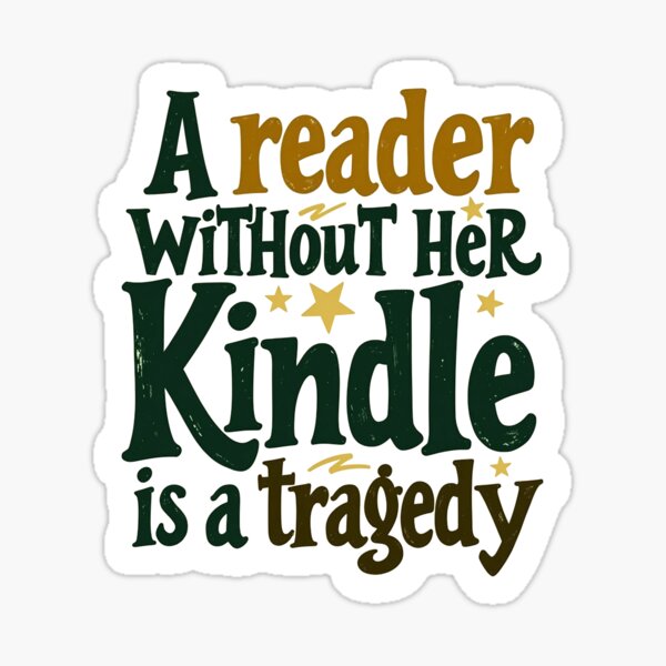 Item preview, A reader without her kindle - white designed and sold by StarterGear.