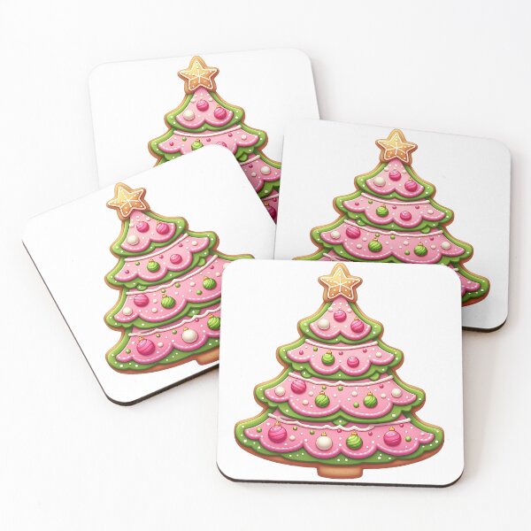 Item preview, A0515 Christmas Tree-Shaped Cookie - Beautifully Decorated Holiday Treats for Gifting and Celebrations designed and sold by angieart68.