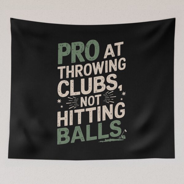 Item preview, Pro at Throwing Clubs, Not Hitting Balls. Golfer Husband Birthday designed and sold by DomTeesHaven.