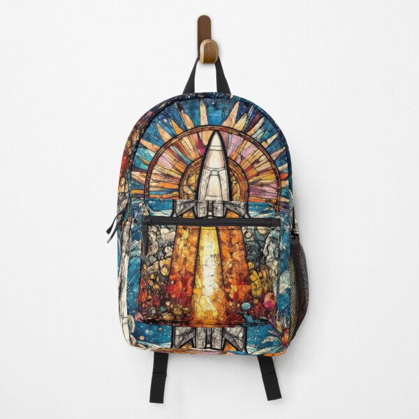 Item preview, Stained Glass Rocketship designed and sold by NeoRarities.