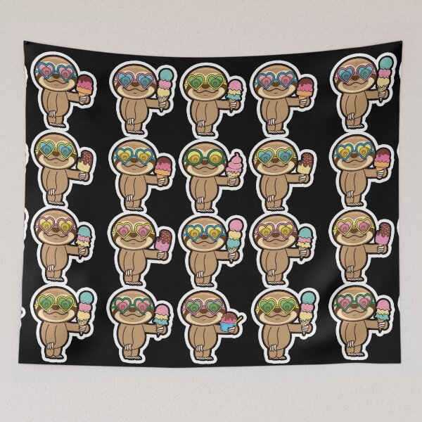 Item preview, Sloth Summer Fun designed and sold by plushism.