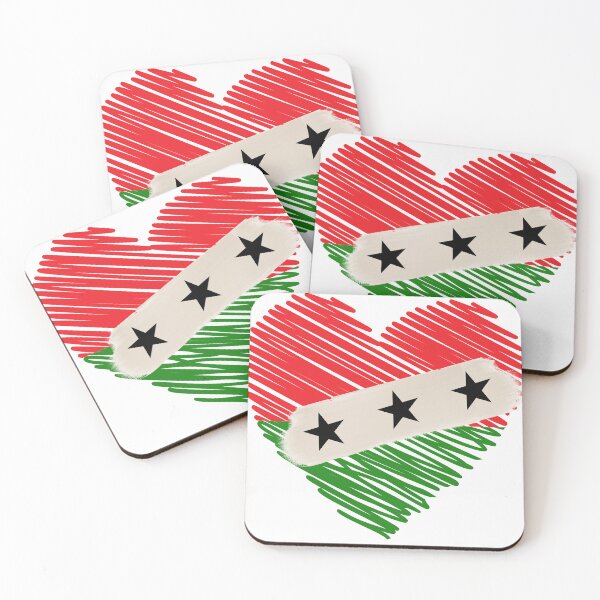 Item preview, Heart Syrian Revolution Flag Design - Activist Apparel Design designed and sold by tarzbol.