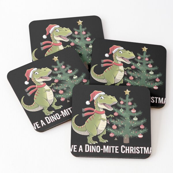 Item preview, FESTIVE DINOSAUR, CHRISTMAS T-REX designed and sold by YourTrendyTees.