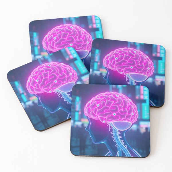 Item preview, Brain in Cyberpunk City designed and sold by DigitalTease.