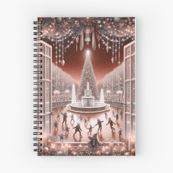 Item preview, Christmas View From The Window Orange Gray WXM17 designed and sold by HappyHavenStu.