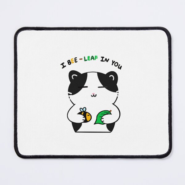 Item preview, I bee-leaf (believe) in you - tuxedo cat designed and sold by Mr-Meowsies.