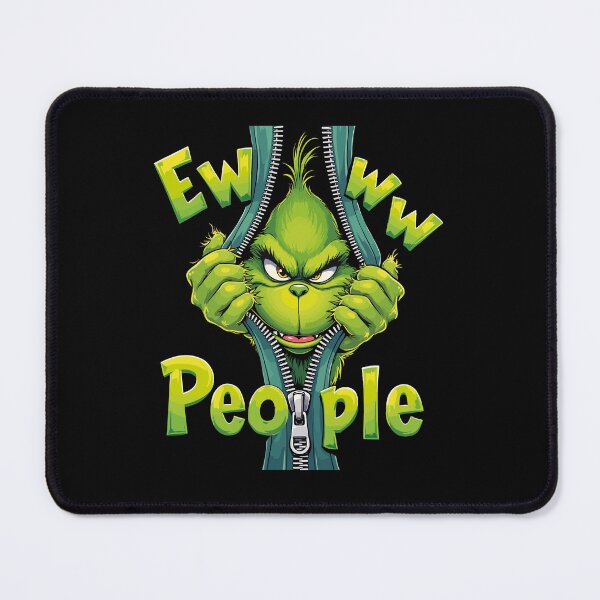 Item preview, Grinch Unzipped – Funny Anti-Social Design / Grinch christmas designed and sold by Krasnovaovaova.