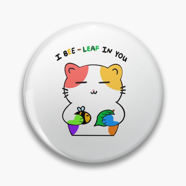 Item preview, I bee-leaf (believe) in you - Rainbow Cat designed and sold by Mr-Meowsies.
