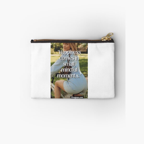 Item preview, "Happiness comes in small, mindful moments." designed and sold by CUTESTUFFnow.