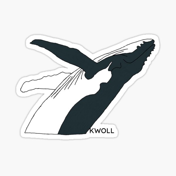 Item preview, Humpback whale breach designed and sold by Kwoll-store.