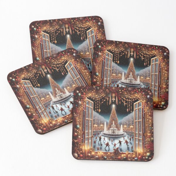 Item preview, Christmas View From The Window Dark WXM17 designed and sold by HappyHavenStu.