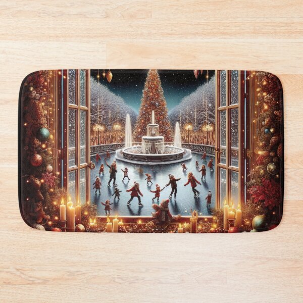 Item preview, Christmas View From The Window Dark WXM17 designed and sold by HappyHavenStu.