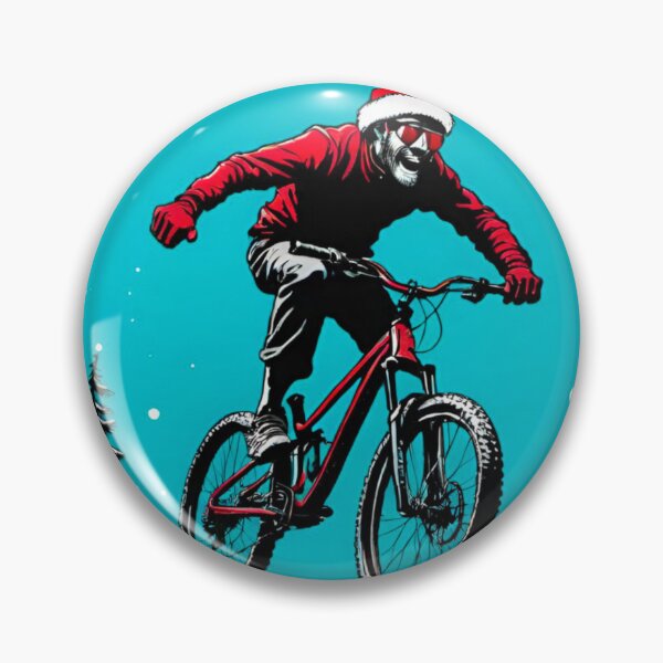 Item preview, MTB Shredder Riding at Christmas Time designed and sold by GrizzlyCollective.