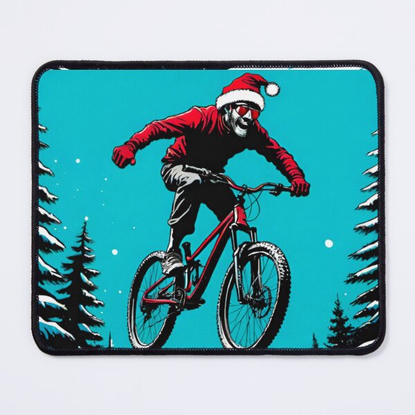 Item preview, MTB Shredder Riding at Christmas Time designed and sold by GrizzlyCollective.