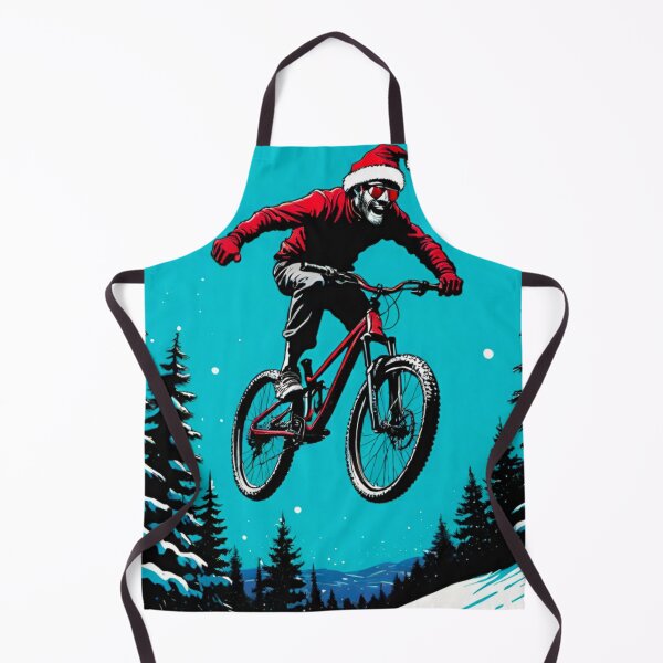 Item preview, MTB Shredder Riding at Christmas Time designed and sold by GrizzlyCollective.