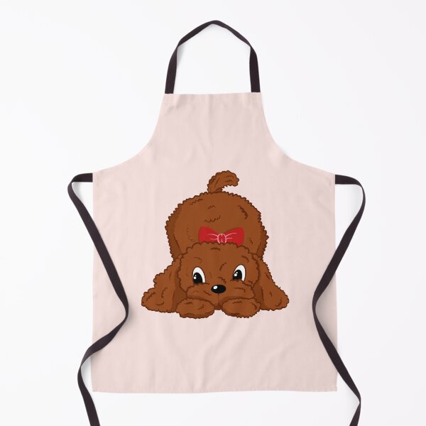 Item preview, Lovely Red Toy Poodle Apricot Toy Poodle designed and sold by Cat N' Doodles.
