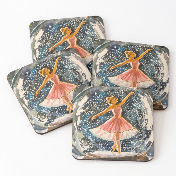Item preview, Snow Globe Ballerina Watercolor designed and sold by TheArtCave.