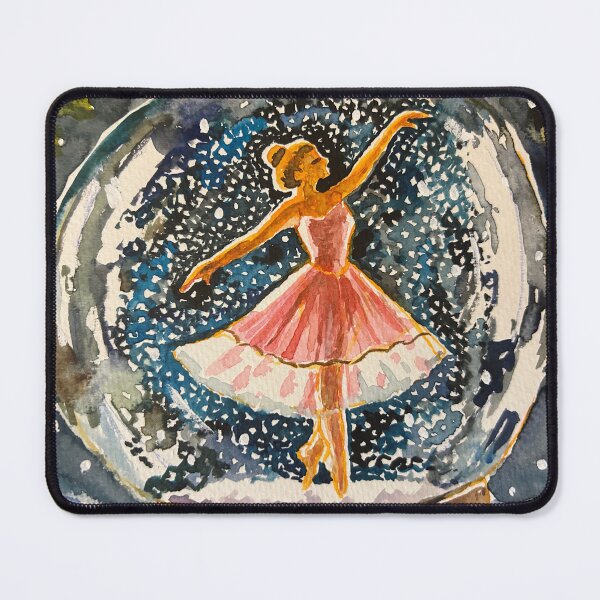 Item preview, Snow Globe Ballerina Watercolor designed and sold by TheArtCave.