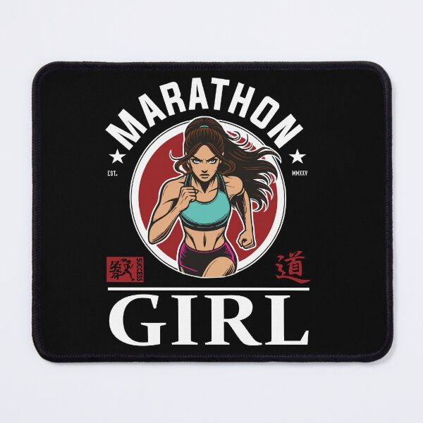 Item preview, Marathon Girl - The perfect design for long-distance runners designed and sold by RetroMaritalArt.