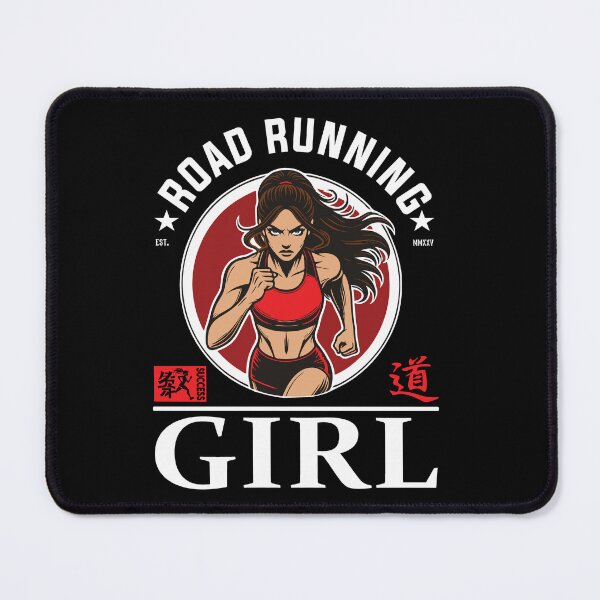 Item preview, Road Running Girl - For the passionate road runner designed and sold by RetroMaritalArt.