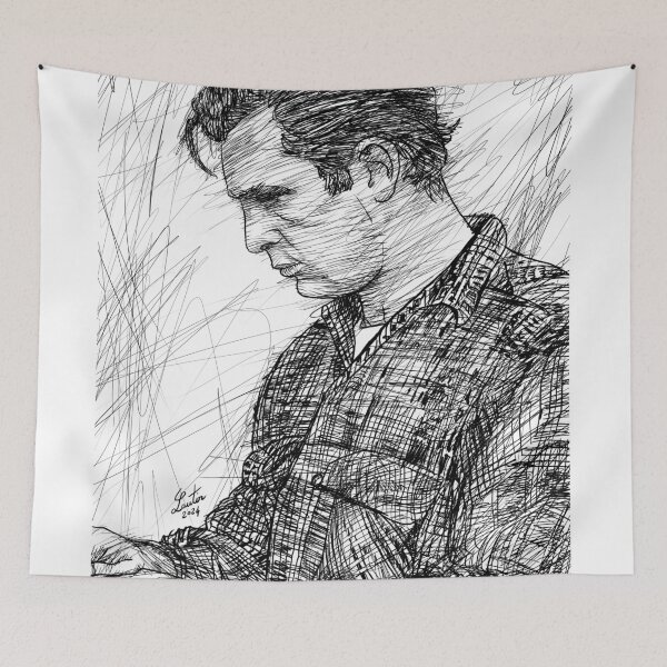 Item preview, JACK KEROUAC ink portrait .1 designed and sold by lautir.