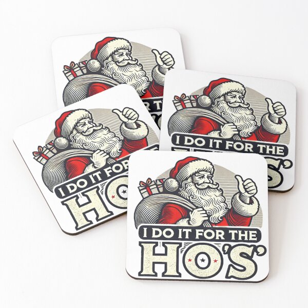Item preview, I Do It for the Ho's Funny Santa Christmas Design designed and sold by Bankza.