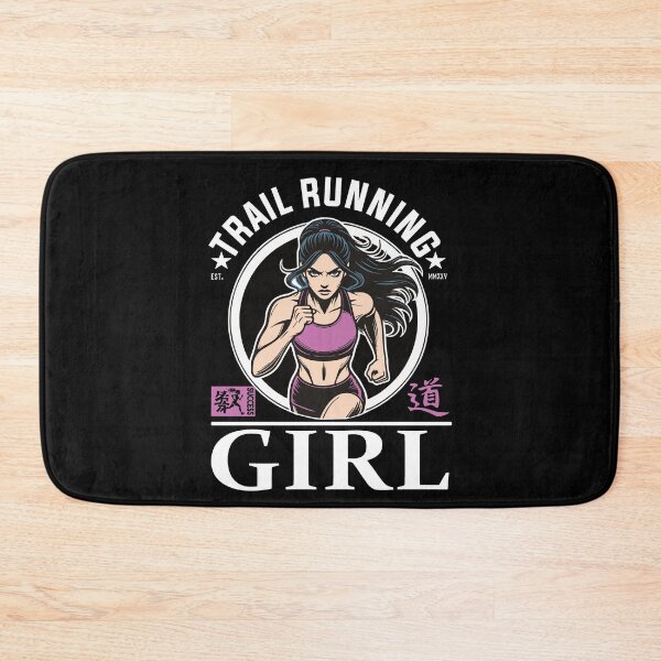 Item preview, Trail Running Girl - Freedom and Adventure on the Trail designed and sold by RetroMaritalArt.