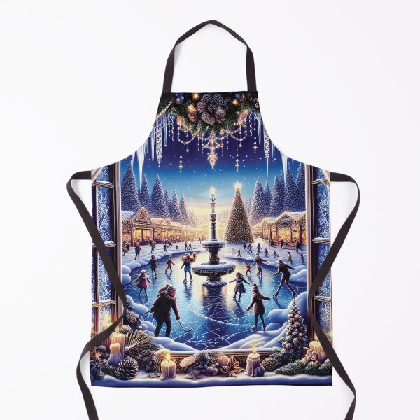 Item preview, Christmas View From The Window Blue WXM19 designed and sold by HappyHavenStu.