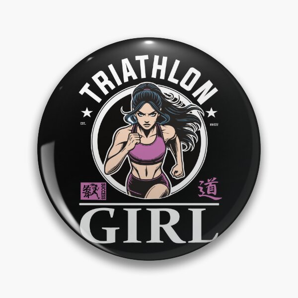 Item preview, Triathlon Girl - The Queen of Multisports designed and sold by RetroMaritalArt.