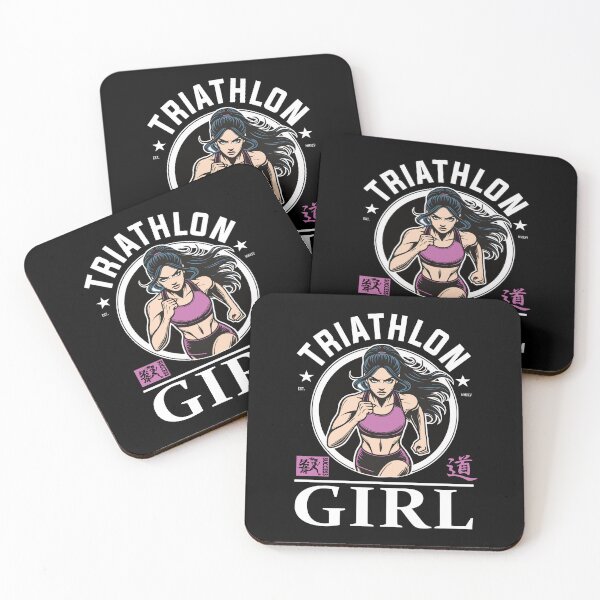 Item preview, Triathlon Girl - The Queen of Multisports designed and sold by RetroMaritalArt.