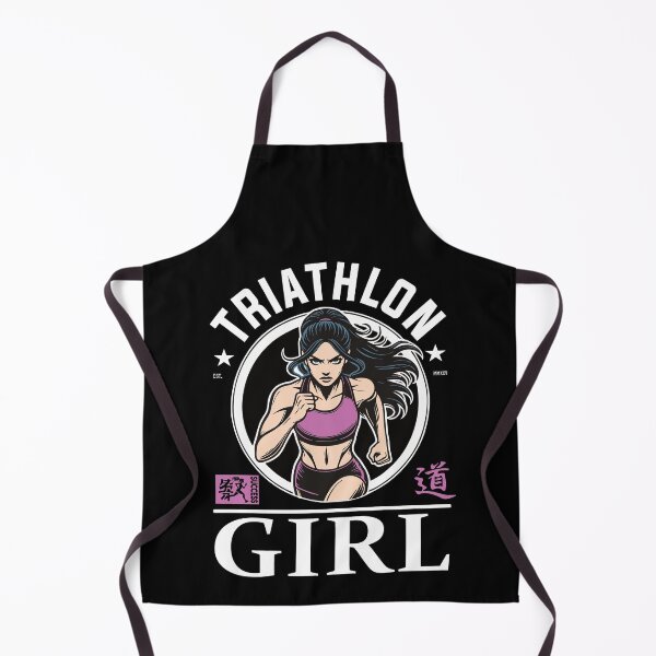 Item preview, Triathlon Girl - The Queen of Multisports designed and sold by RetroMaritalArt.