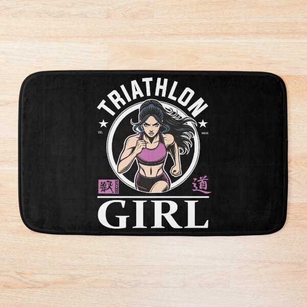 Item preview, Triathlon Girl - The Queen of Multisports designed and sold by RetroMaritalArt.