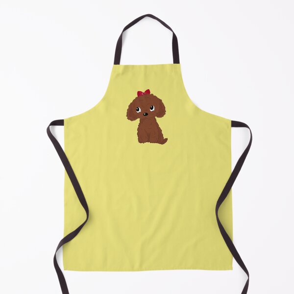 Item preview, Cute Red Toy Poodle Apricot Toy Poodle designed and sold by Cat N' Doodles.
