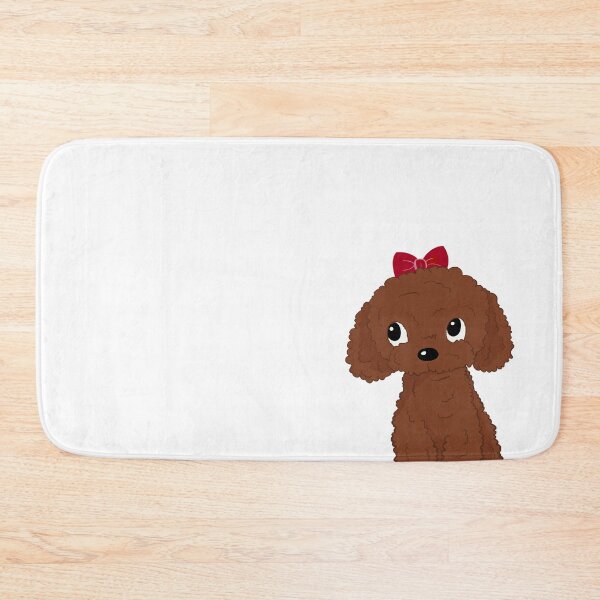 Item preview, Cute Red Toy Poodle Apricot Toy Poodle designed and sold by Cat N' Doodles.