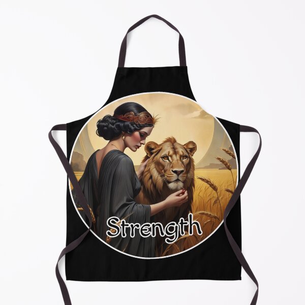Item preview, Major Arcana Tarot Cards - Strength Roman Woman Feeding The Lion designed and sold by Pixel Waite.