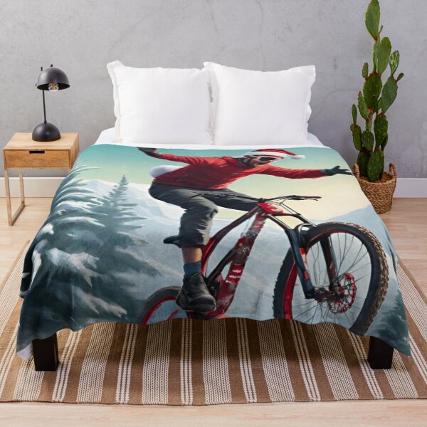 Item preview, Christmas MTB Adventure: Snowy Trail Shred designed and sold by GrizzlyCollective.