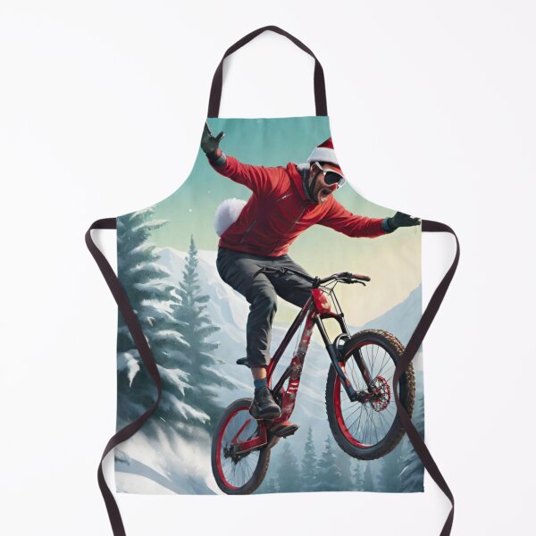 Item preview, Christmas MTB Adventure: Snowy Trail Shred designed and sold by GrizzlyCollective.