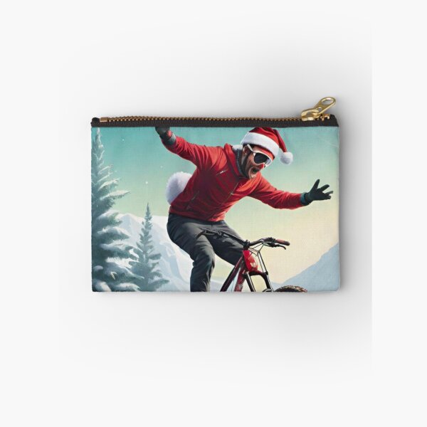 Item preview, Christmas MTB Adventure: Snowy Trail Shred designed and sold by GrizzlyCollective.