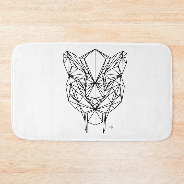 Item preview, Geometric Saber Tooth Tiger - Custom Design designed and sold by YaraCreatyque.