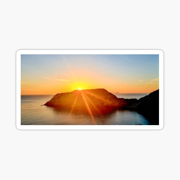 Photo Greek Sunrise Sticker