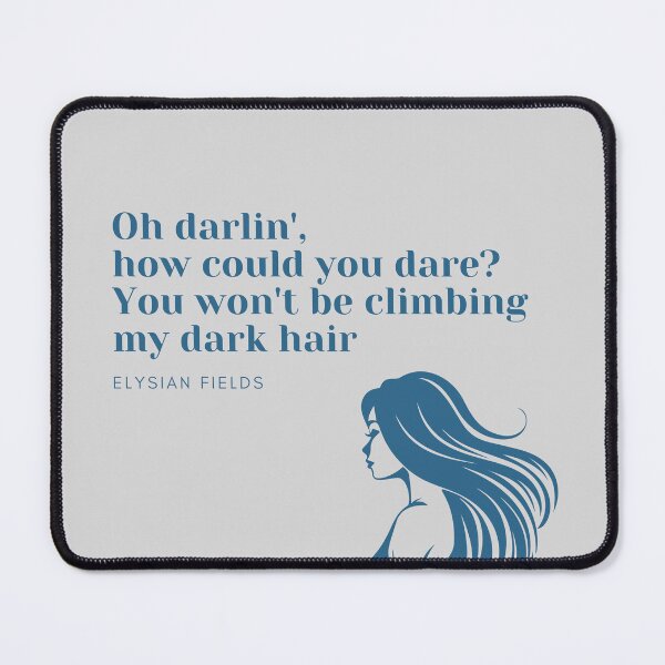 Item preview, Climbing My Dark Hair Elysian Fields fan art designed and sold by Etaipal.