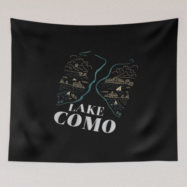 Item preview, Lake Como - The perfect gift for travel lovers, Italian landscapes enthusiasts, and those with an elegant sense of style. designed and sold by ZyziowskyArt.