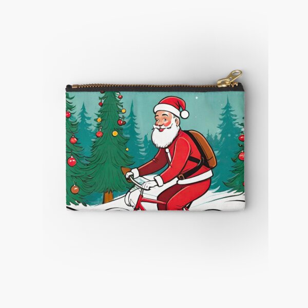 Item preview, Festive Mountain Biking: Christmas Snow Trails designed and sold by GrizzlyCollective.