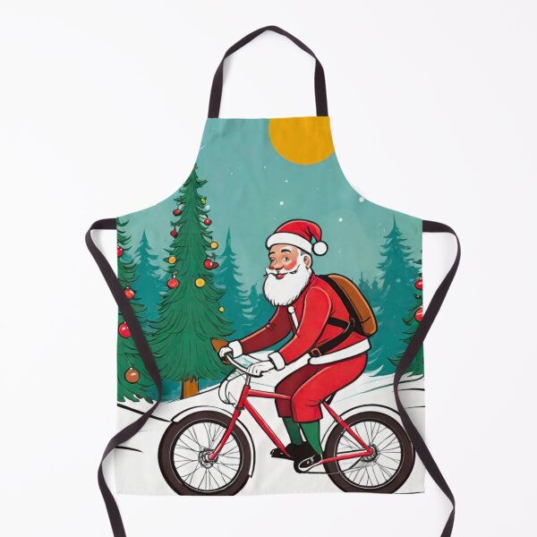 Item preview, Festive Mountain Biking: Christmas Snow Trails designed and sold by GrizzlyCollective.