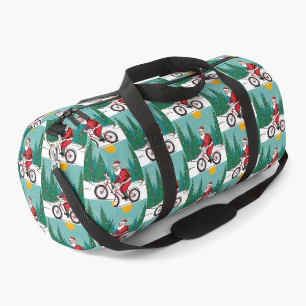 Item preview, Festive Mountain Biking: Christmas Snow Trails designed and sold by GrizzlyCollective.