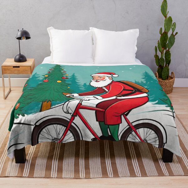 Item preview, Festive Mountain Biking: Christmas Snow Trails designed and sold by GrizzlyCollective.