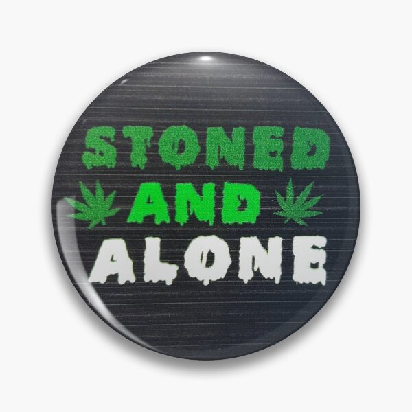 Item preview, Stoned & Alone Funny Spooky Design designed and sold by MerikuroCreates.