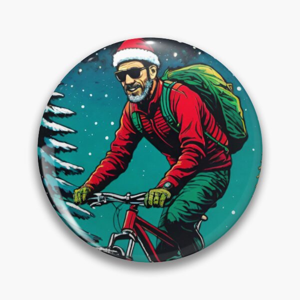 Item preview, Shredding Christmas Trails on an MTB designed and sold by GrizzlyCollective.