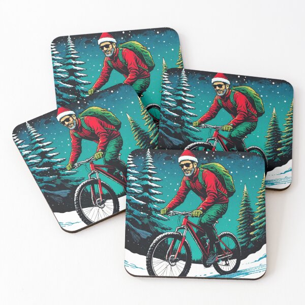 Item preview, Shredding Christmas Trails on an MTB designed and sold by GrizzlyCollective.