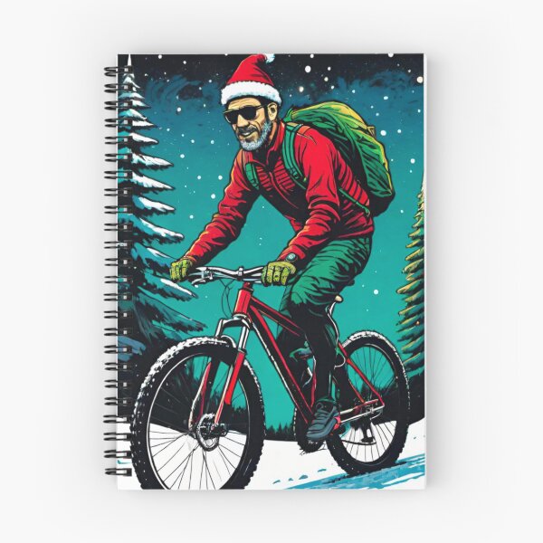 Item preview, Shredding Christmas Trails on an MTB designed and sold by GrizzlyCollective.